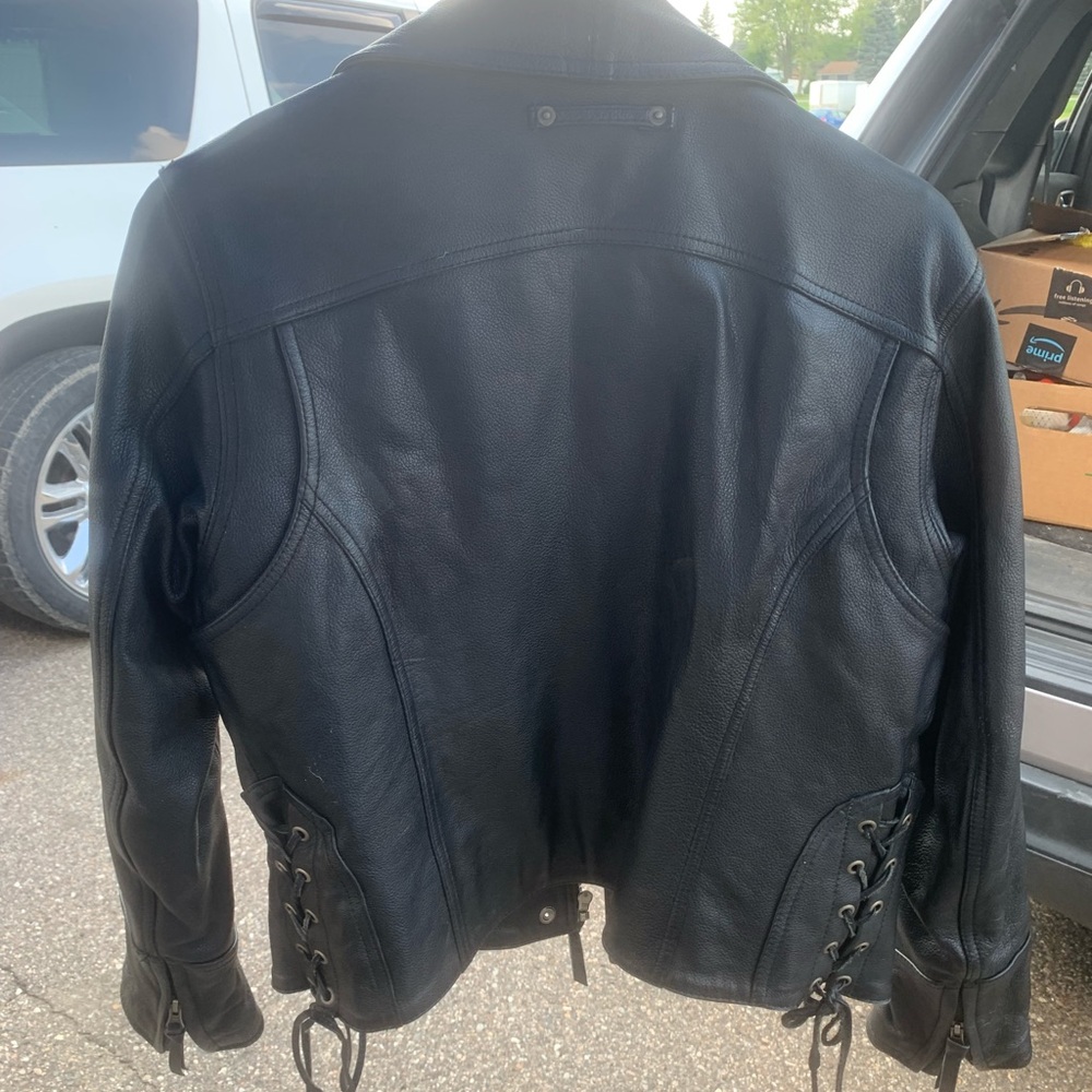First Classics Leather Biker Jacket - image 4